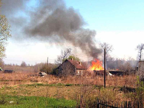 Пожар от весеннего пала